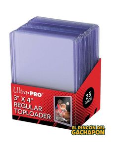 -EN STOCK- Ultra Pro Toploaders 3″×4″ (25 u.)