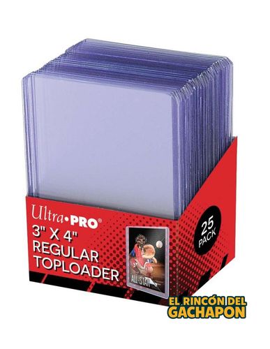 -EN STOCK- Ultra Pro Toploaders 3″×4″ (25 u.)