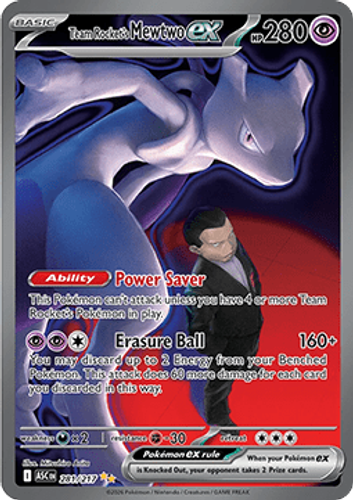 Mewtwo ex del Team Rocket (ASC 281)