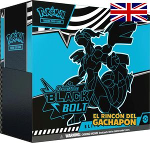 -AGOTADO- Pokémon TCG Black Bolt Elite Trainer Box (Inglés) - ¡Lanzamiento 18 de Julio 2025!
